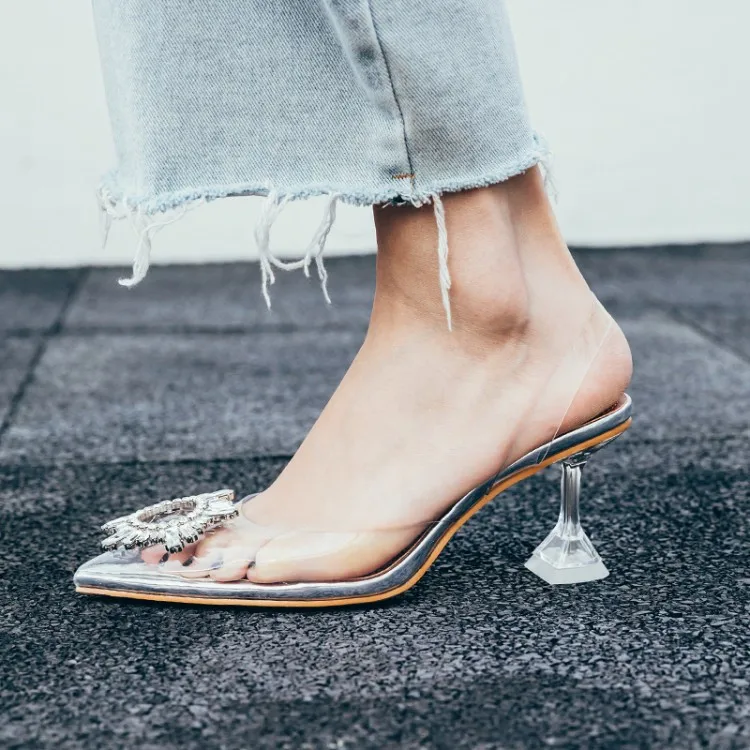 PXELENA Luxury Celebrity Crystal Transparent Sandals Women Slip On Rhinestone Strange High Heels Evening Wedding Bride Shoes New
PXELENA Luxury Celebrity Crystal Transparent Sandals Women Slip On Rhinestone Strange High Heels Evening Wedding Bride Shoes New