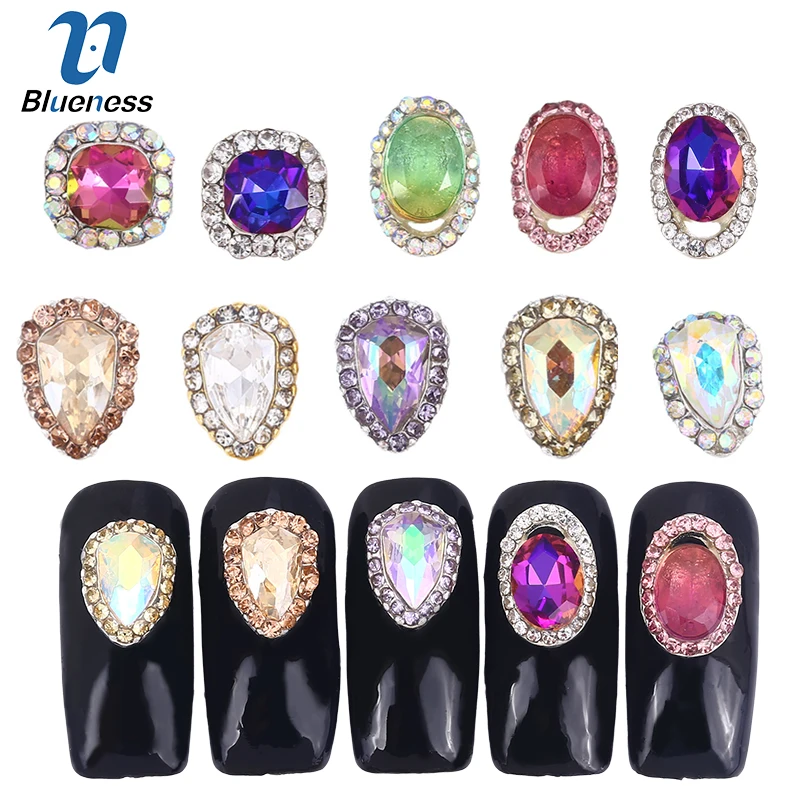 Blueness 10PCS/Pack 3D Nail Art Irregular-shaped Diamand Rhinestone Alloy Nail Art Charm 3D Nail Art Jewelry Decorations
Blueness 10PCS/Pack 3D Nail Art Irregular-shaped Diamand Rhinestone Alloy Nail Art Charm 3D Nail Art Jewelry Decorations