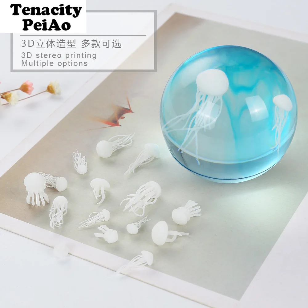 3pcs/set DIY Crystal Epoxy Marine Filler 3D Miniature Jellyfish Model for silicone mold jewelry fillings
3pcs/set DIY Crystal Epoxy Marine Filler 3D Miniature Jellyfish Model for silicone mold jewelry fillings