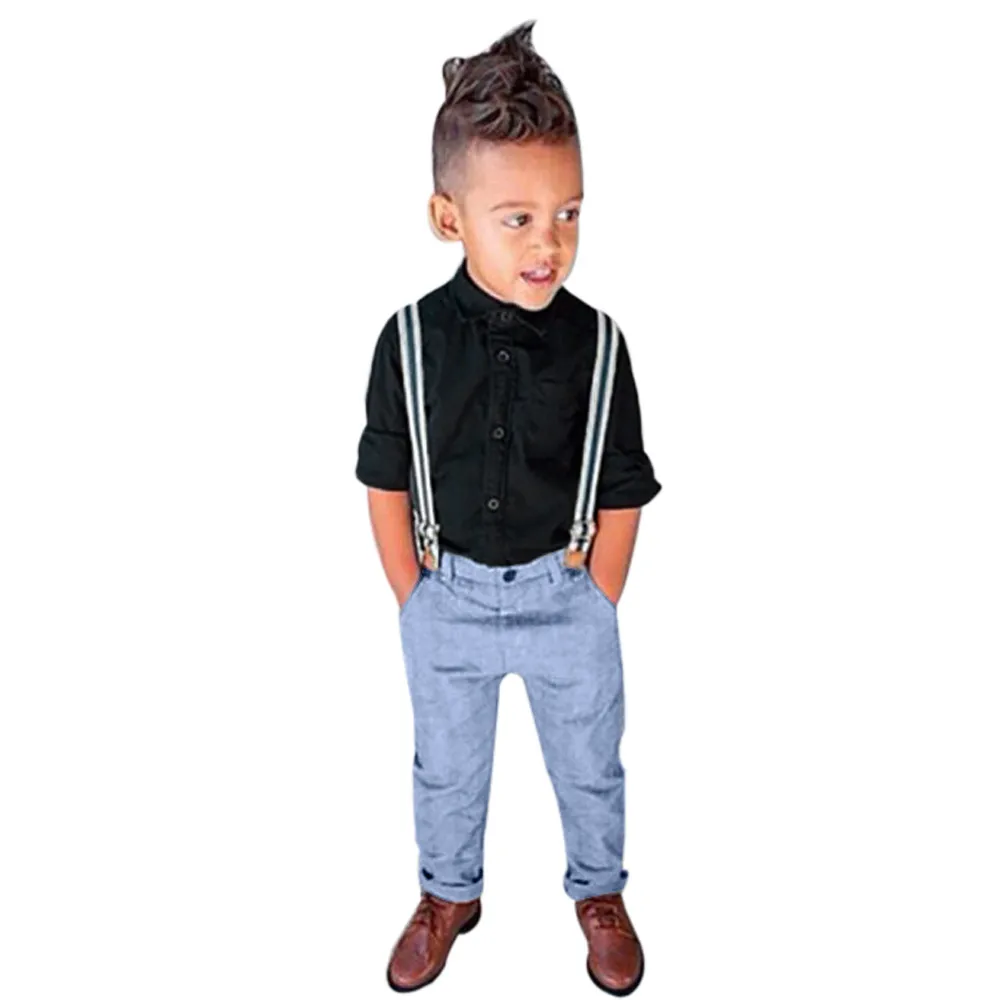 Huang Neeky W#4 Fashion Daily 1Set Kids Baby Boys Long Sleeve T-Shirt Tops+Braces+Trousers Clothes Outfits Summer Hot
Huang Neeky W#4 Fashion Daily 1Set Kids Baby Boys Long Sleeve T-Shirt Tops+Braces+Trousers Clothes Outfits Summer Hot