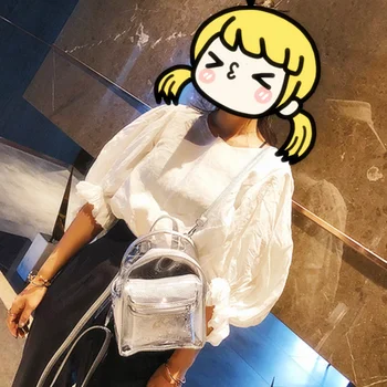 2019 new jelly beach backpack casual dual-use mini transparent PVC backpack Women Girls Makeup Case Rucksack small Bag
2019 new jelly beach backpack casual dual-use mini transparent PVC backpack Women Girls Makeup Case Rucksack small Bag