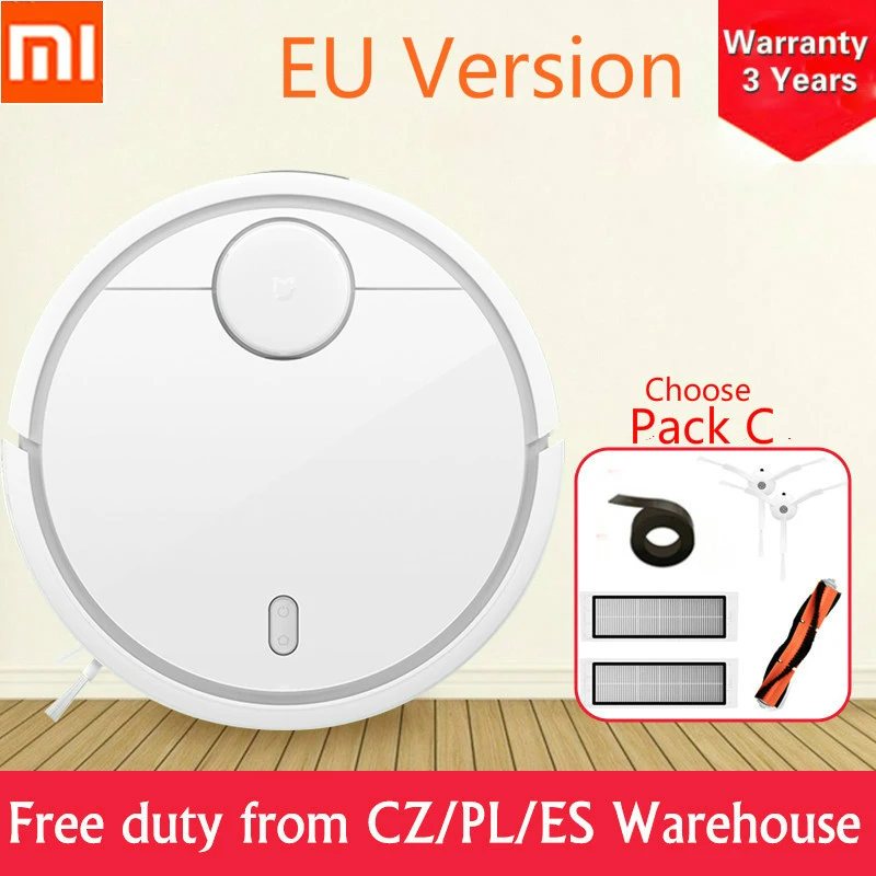 

2019 new Xiaomi Pro Mijia STYJ02YM Mi Robot Vacuum-Mop P V2 Sweeping Mopping Robot Vacuum Cleaner 2 LDS navigation Mi home APP