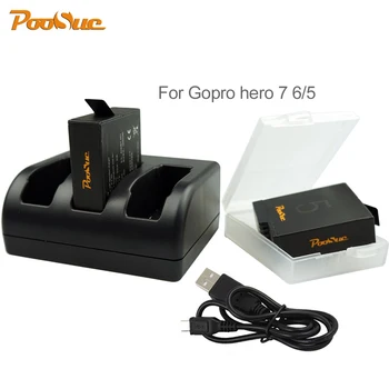 2Pcs Go Pro hero 7 battery and Hero 6/5 battery with 3-battery charge charger For Gopro 5 AHDBT-501 AHDBT-601
2Pcs Go Pro hero 7 battery and Hero 6/5 battery with 3-battery charge charger For Gopro 5 AHDBT-501 AHDBT-601