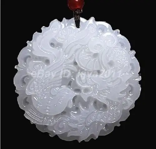 Wholesale price free shipping ^^^^Vintage Chinese Hand-carved 100% Natural White stone Pendant - Dragon Phoenix
Wholesale price free shipping ^^^^Vintage Chinese Hand-carved 100% Natural White stone Pendant - Dragon Phoenix