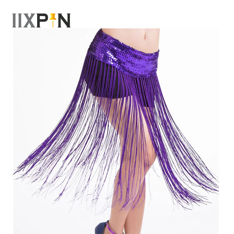 Women belly dance hip scarf Boho Shiny Sequins Long Tassel Fringe Elastic Belly Dance Hip Skirt for Belly Dance Costume Clubwear
Women belly dance hip scarf Boho Shiny Sequins Long Tassel Fringe Elastic Belly Dance Hip Skirt for Belly Dance Costume Clubwear