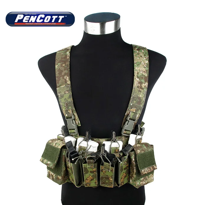 TMC PenCott Greenzone D3 CRX Chest Rig 556 Light Tactical Combat Gear(SKU050967)
TMC PenCott Greenzone D3 CRX Chest Rig 556 Light Tactical Combat Gear(SKU050967)