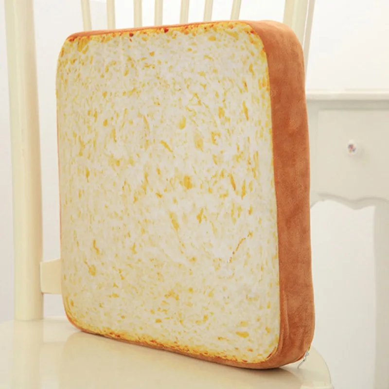 Funny Toast Bread Print Cushion Cover Soft Warm Plush Toast Bread Slice Pet Mattress Bed Cushion Decorative Throw Pillow
Funny Toast Bread Print Cushion Cover Soft Warm Plush Toast Bread Slice Pet Mattress Bed Cushion Decorative Throw Pillow