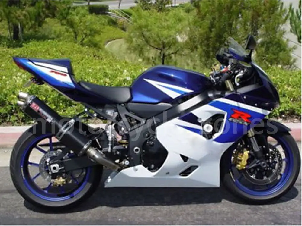 Motorycle White w Blue ABS Plastic Injection Bodywork Fairing Kit For Suzuki GSXR 600 750 K4 05 2004 - 2005
Motorycle White w Blue ABS Plastic Injection Bodywork Fairing Kit For Suzuki GSXR 600 750 K4 05 2004 - 2005