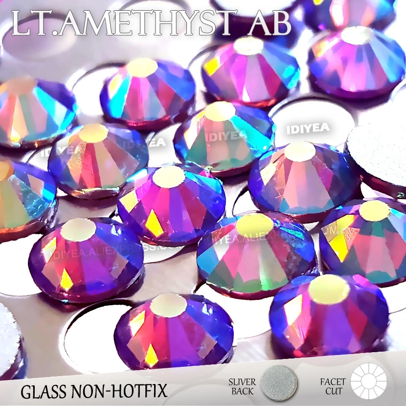 Lt Amethyst AB SS3 SS4 SS5 SS6 SS10 SS20 SS30 to Nail Art Rhinestone Glitter Flat Back Crystal DIY Non HotFix stone Decor strass
Lt Amethyst AB SS3 SS4 SS5 SS6 SS10 SS20 SS30 to Nail Art Rhinestone Glitter Flat Back Crystal DIY Non HotFix stone Decor strass