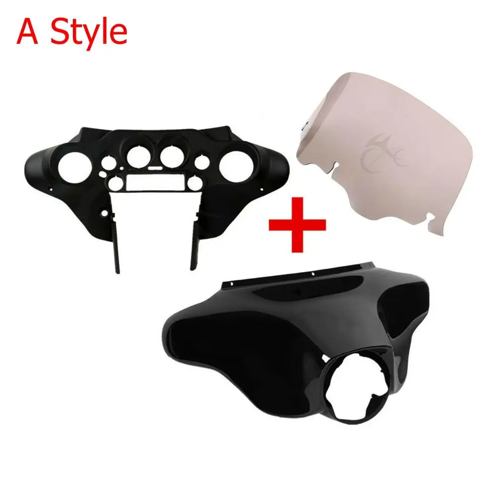 Motorcycle 8" Batwing Inner Outer Fairing Windshield For Harley Touring Electra Glide Street Road King 1996-2013
Motorcycle 8" Batwing Inner Outer Fairing Windshield For Harley Touring Electra Glide Street Road King 1996-2013