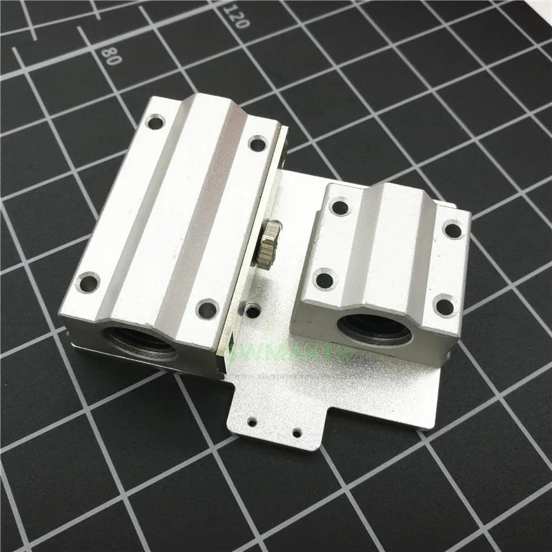 Reprap Prusa i3 3D printer parts X axis Metal exturder carriage aluminum alloy for wade/titan extruder
Reprap Prusa i3 3D printer parts X axis Metal exturder carriage aluminum alloy for wade/titan extruder