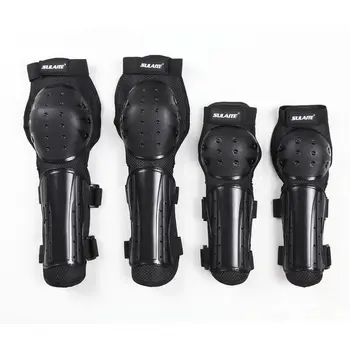 

4pcs Waterproof Motorcycle Bicycle Racing Knee Pads Protective Guards Armor Gear PE Skateboarding Protector Set Elbow Knee Arm