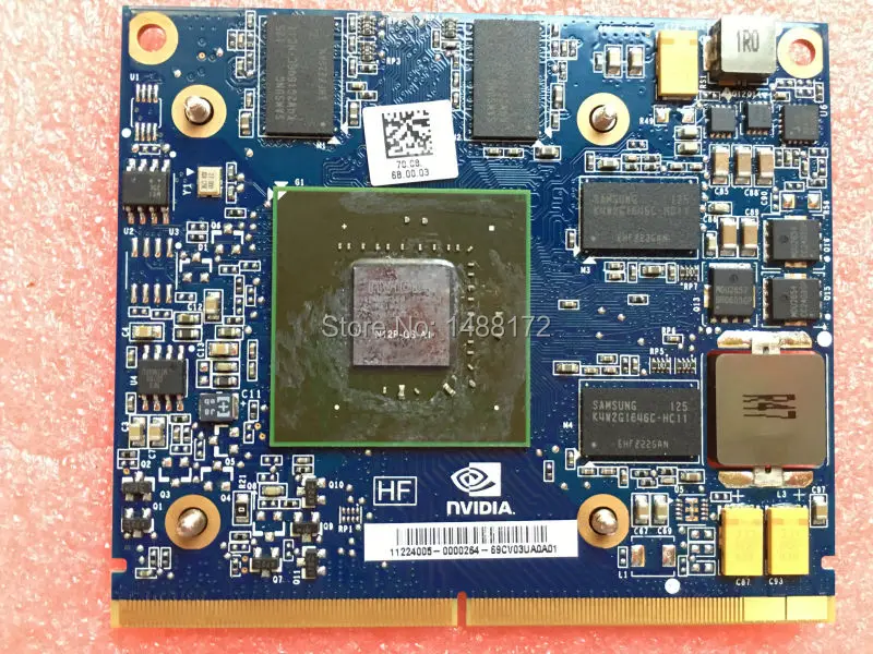 НОВЫЙ 660498-001 для nVidia GeForce GT 540 м N12P-GS-A1 GT540M 2 ГБ MXM3.0 видеокарты | Компьютеры и офис