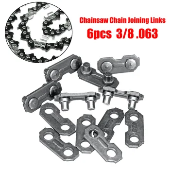 6Pcs Stainless Steel Chainsaw Chain Joiner Link Chain Joint For Joinning 3/8 .063 Chains for Chainsaw Parts 
6Pcs Stainless Steel Chainsaw Chain Joiner Link Chain Joint For Joinning 3/8 .063 Chains for Chainsaw Parts