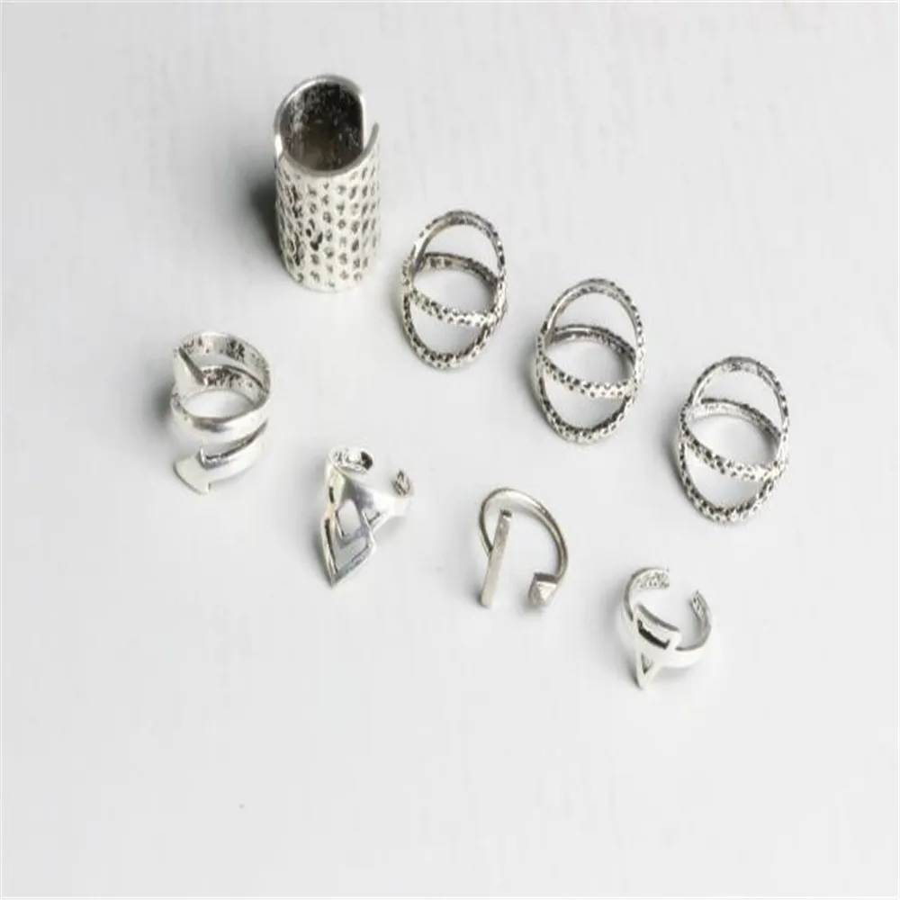 YKNRPBH Women's Retro Bohemian Arrow Cylinder 8 Piece /Set Ring Jewelry Geometric Ring Jewelry for Arbitrary Situations
YKNRPBH Women's Retro Bohemian Arrow Cylinder 8 Piece /Set Ring Jewelry Geometric Ring Jewelry for Arbitrary Situations