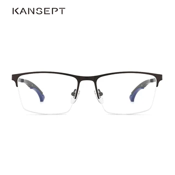 KANSEPT Metal Men Glasses Frame Half Rim Square Business Myopia Frames Computer Eyewear Eyeglasses Frame#1450
KANSEPT Metal Men Glasses Frame Half Rim Square Business Myopia Frames Computer Eyewear Eyeglasses Frame#1450