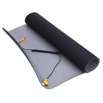 Anti-static Mat+Ground Wire+ESD Wrist for Mobile Phone Computer Sensitive Electronics Repair Blanket Blue Black 700*500*2.0mm
Anti-static Mat+Ground Wire+ESD Wrist for Mobile Phone Computer Sensitive Electronics Repair Blanket Blue Black 700*500*2.0mm