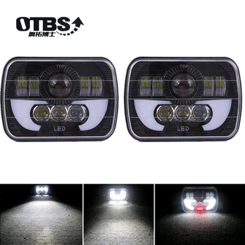 OTBS 5 X 7" 7X6" 90w Square Truck LED Headlight Driving Lamps with Hi/Lo DRL For Jeep Wrangler YJ Cherokee XJ Comanche MJ Trucks
OTBS 5 X 7" 7X6" 90w Square Truck LED Headlight Driving Lamps with Hi/Lo DRL For Jeep Wrangler YJ Cherokee XJ Comanche MJ Trucks