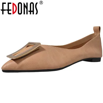 FEDONAS 2019 New Women Pumps Genuine Leather Low Heels Party Wedding Office Basic Shoes Sexy Pointed Toe Shallow Shoes Woman
FEDONAS 2019 New Women Pumps Genuine Leather Low Heels Party Wedding Office Basic Shoes Sexy Pointed Toe Shallow Shoes Woman