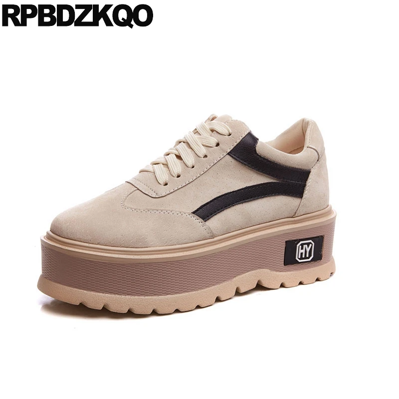fashion korean chic round toe muffin leisure thick sole elevator suede creepers platform shoes women lace up harajuku ladies
fashion korean chic round toe muffin leisure thick sole elevator suede creepers platform shoes women lace up harajuku ladies