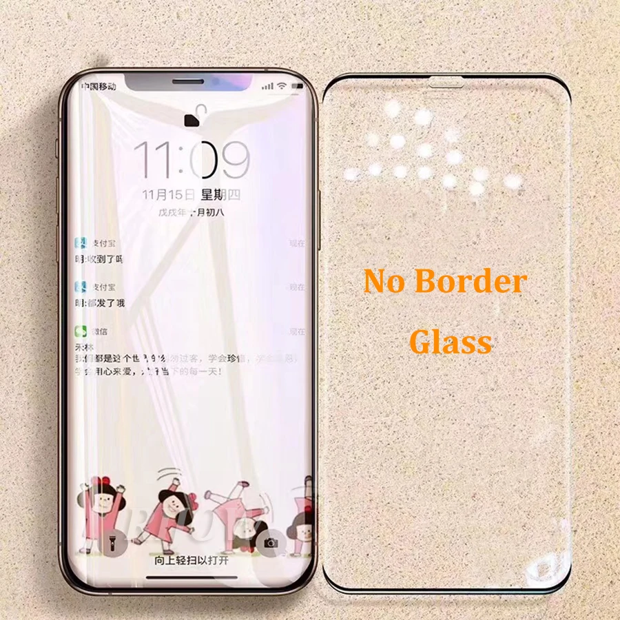Newest No Border Tempered Glass for iPhone XS Max Screen Protector 3D Edge Protective Film Full Glue for iPhone X XS XR Glass
Newest No Border Tempered Glass for iPhone XS Max Screen Protector 3D Edge Protective Film Full Glue for iPhone X XS XR Glass