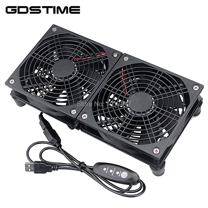Wireless TV Box Router Cooling Fan Base Speed Controller Silent DC 5V USB 120mm 240mm Dual Cooler 12CM W/Screws Protective Net
Wireless TV Box Router Cooling Fan Base Speed Controller Silent DC 5V USB 120mm 240mm Dual Cooler 12CM W/Screws Protective Net