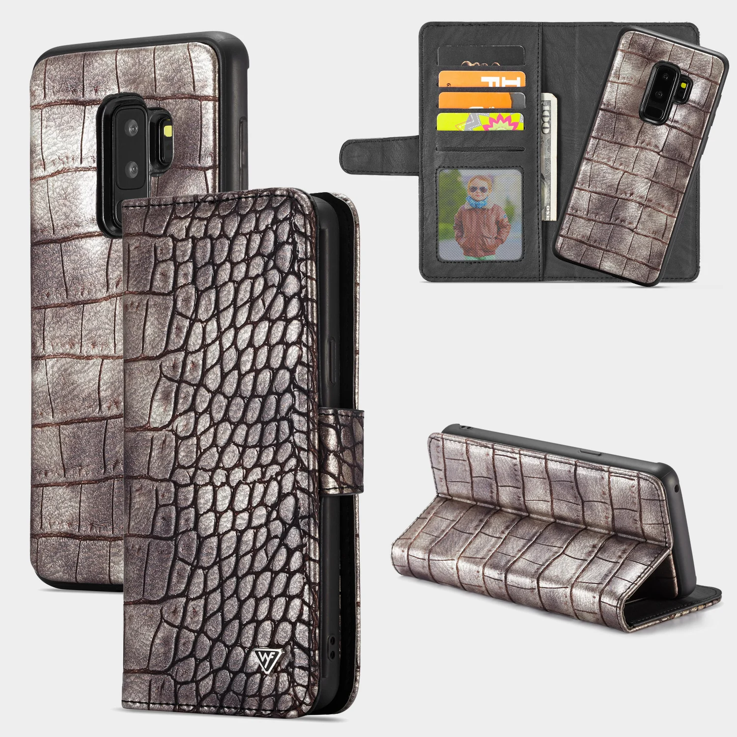 WHATIF For Samsung Galaxy S9 S9 Plus S9+ Note 9 Case Luxury Crocodile Snake Leather Flip Business 2 in 1 Wallet Cases Cover Bag
WHATIF For Samsung Galaxy S9 S9 Plus S9+ Note 9 Case Luxury Crocodile Snake Leather Flip Business 2 in 1 Wallet Cases Cover Bag