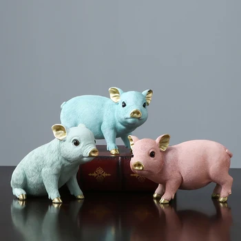 Creative Animal Art Resin Pig Animal Figurine Home Desk Decoration Christmas Best Gift Funny Home Crafts
Creative Animal Art Resin Pig Animal Figurine Home Desk Decoration Christmas Best Gift Funny Home Crafts