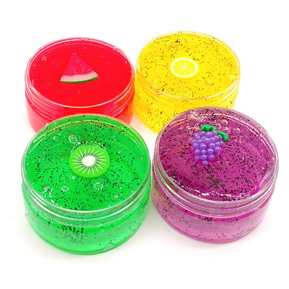 60ml 80ml DIY Clear Slime Toys Colours Fruits Squishies Mud Slime Putty Scented Stress Antistress Putty Clay Sludge Toy
60ml 80ml DIY Clear Slime Toys Colours Fruits Squishies Mud Slime Putty Scented Stress Antistress Putty Clay Sludge Toy