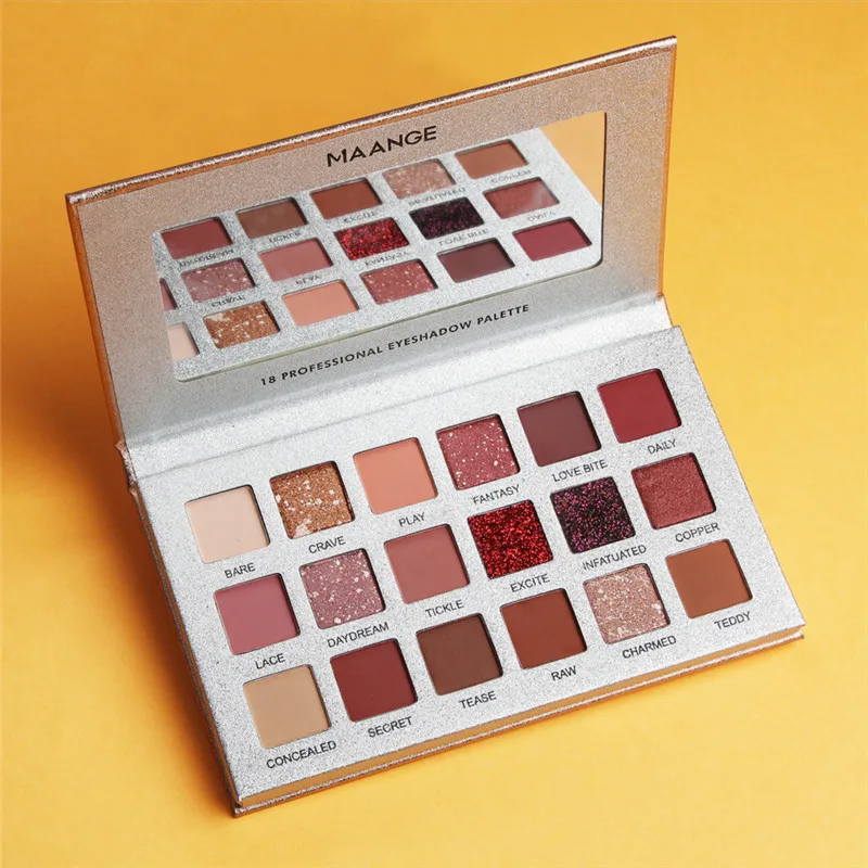 Durable Colors Pigment Eye Shadow Palette Make Up Eyeshadow Sexy Fashion Matte Pearlescent Glitter Eye Shadow 18 Shimmer TSLM1
Durable Colors Pigment Eye Shadow Palette Make Up Eyeshadow Sexy Fashion Matte Pearlescent Glitter Eye Shadow 18 Shimmer TSLM1