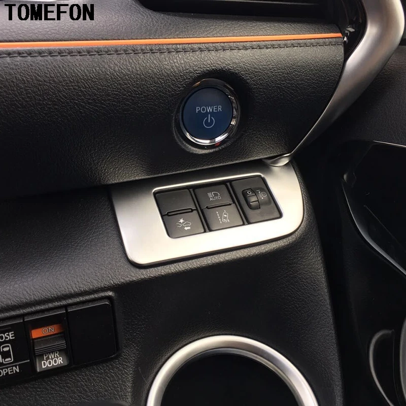 1 шт. светодиодный светильник для Toyota Sienta 2016 2017 XP170 ABS Chrome|chrome buttons|button coverbuttons buttons |