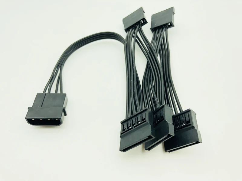 Кабель питания SATA, 4-контактный 18AWG провод для жесткого диска IDE Molex на 5-портовый 15-контактный кабель питания, шнур, свинцовый, HDD SSD, ПК, компьютера, сервера для майнера
Кабель питания SATA, 4-контактный 18AWG провод для жесткого диска IDE Molex на 5-портовый 15-контактный кабель питания, шнур, свинцовый, HDD SSD, ПК, компьютера, сервера для майнера