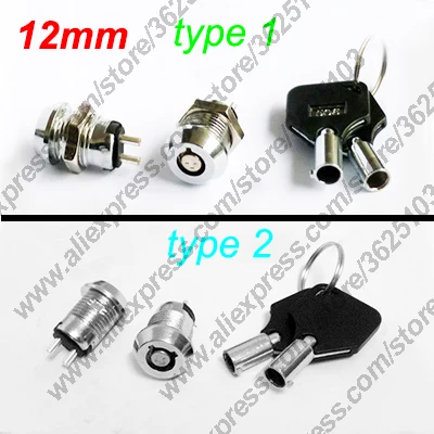 2PCS/2Types 12mm Metal Key Switch 250V ON/OFF Lock Switch KS Electronic Key Rotary Switch with Keys Install On Panel
2PCS/2Types 12mm Metal Key Switch 250V ON/OFF Lock Switch KS Electronic Key Rotary Switch with Keys Install On Panel
