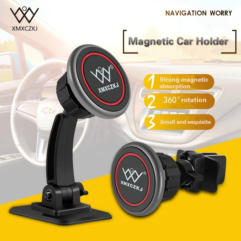 XMXCZKJ Magnetic Cell Mobile Phone Accessories For Holder Universal Magnet Car Mount Stand Support 360 Degree Smartphone Holder
XMXCZKJ Magnetic Cell Mobile Phone Accessories For Holder Universal Magnet Car Mount Stand Support 360 Degree Smartphone Holder