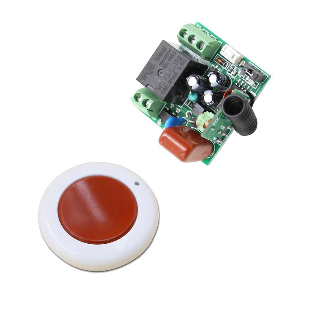 220V 10A Wireless Remote Control Switch RF Remote Switch Radio ON-OFF Mini Receiver + Transmitter 315/433Mhz
220V 10A Wireless Remote Control Switch RF Remote Switch Radio ON-OFF Mini Receiver + Transmitter 315/433Mhz
