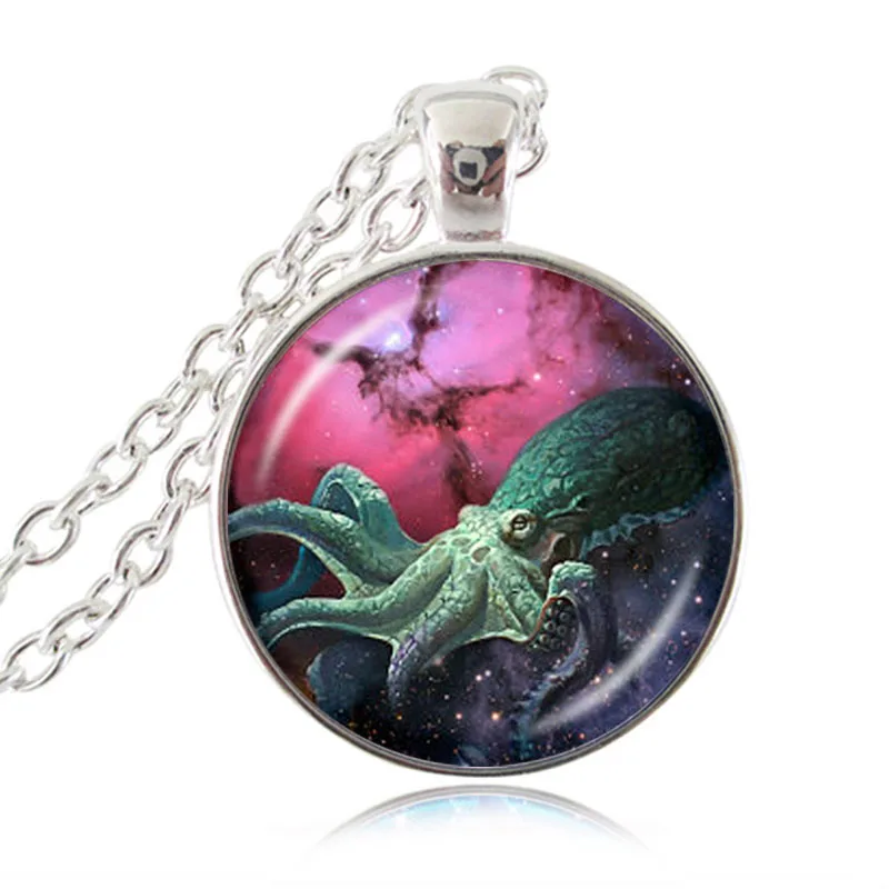 Nebula Octopus Pendant Galaxy Necklace Space Pendant Universe Jewelry Fashion Sweater Chain Necklace for Him Art Gifts for Her
Nebula Octopus Pendant Galaxy Necklace Space Pendant Universe Jewelry Fashion Sweater Chain Necklace for Him Art Gifts for Her