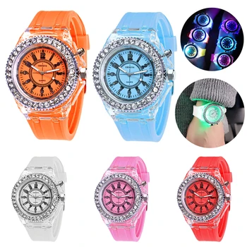 Multicolor Luminous LED Lighting Kids Girl Watch Electronic Colorful Light Source Quartz Wrist Watch Party Gift Clock Wrist
Multicolor Luminous LED Lighting Kids Girl Watch Electronic Colorful Light Source Quartz Wrist Watch Party Gift Clock Wrist