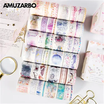 8 set/lot DIY Japanese Paper Dream romance series Decorative Adhesive Tape Cartoon Washi Tape Masking Tape Stickers
8 set/lot DIY Japanese Paper Dream romance series Decorative Adhesive Tape Cartoon Washi Tape Masking Tape Stickers