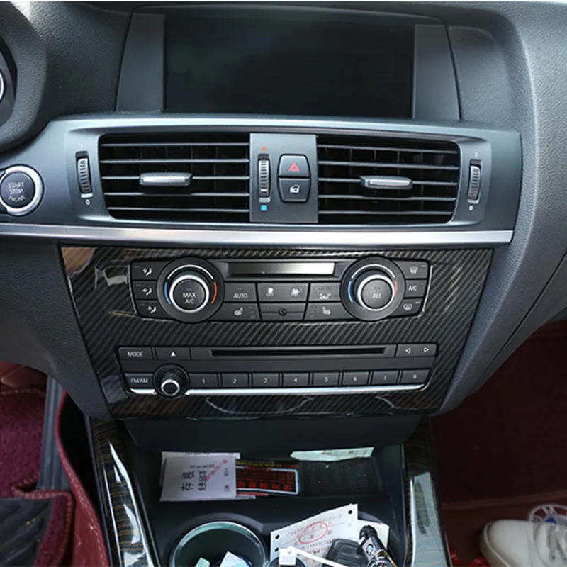 Carbon Fiber Color Car Styling Center Console CD Panel Decoration Cover Trim For BMW X3 F25 2011-17 Interior Accessories
Carbon Fiber Color Car Styling Center Console CD Panel Decoration Cover Trim For BMW X3 F25 2011-17 Interior Accessories