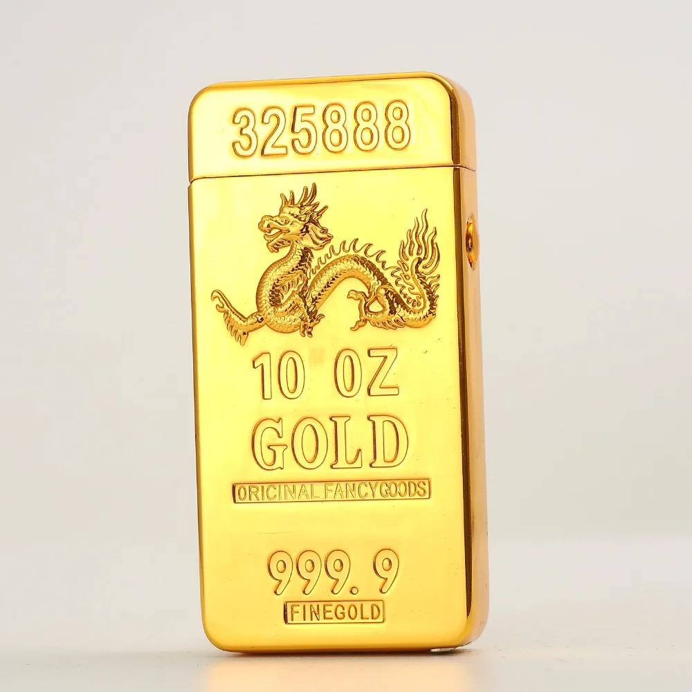 Bullion style metal electric usb charging double arc plasma eletronic pulse lighters windproof for smoke cigarettes cigar gifts
Bullion style metal electric usb charging double arc plasma eletronic pulse lighters windproof for smoke cigarettes cigar gifts
