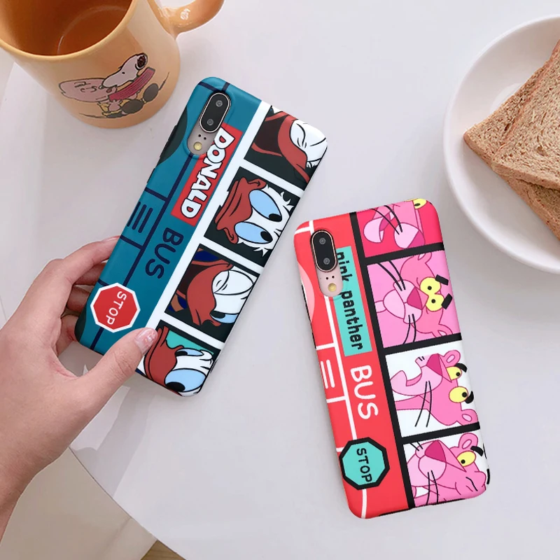 For Huawei P20 Mate 10 Pro Honor 10/honor 9 Cartoon Case Cute Donlad Pink Panther Silcone Back Cover p20 pro mate20 Soft Coque
For Huawei P20 Mate 10 Pro Honor 10/honor 9 Cartoon Case Cute Donlad Pink Panther Silcone Back Cover p20 pro mate20 Soft Coque