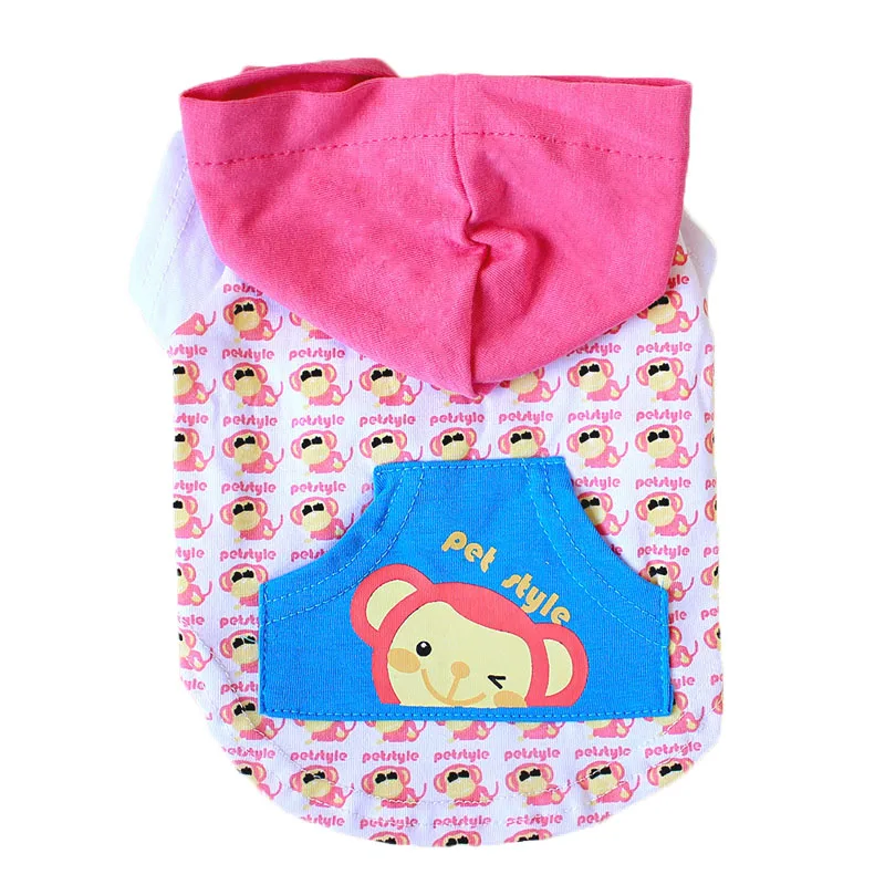 Spring Summer Pet Dog Hoodie Coat Cute Monkey Printed Puppy Cat Sportwear Sweatshirt Teddy Small Dogs Hooded Clothes Petstyle
Spring Summer Pet Dog Hoodie Coat Cute Monkey Printed Puppy Cat Sportwear Sweatshirt Teddy Small Dogs Hooded Clothes Petstyle
