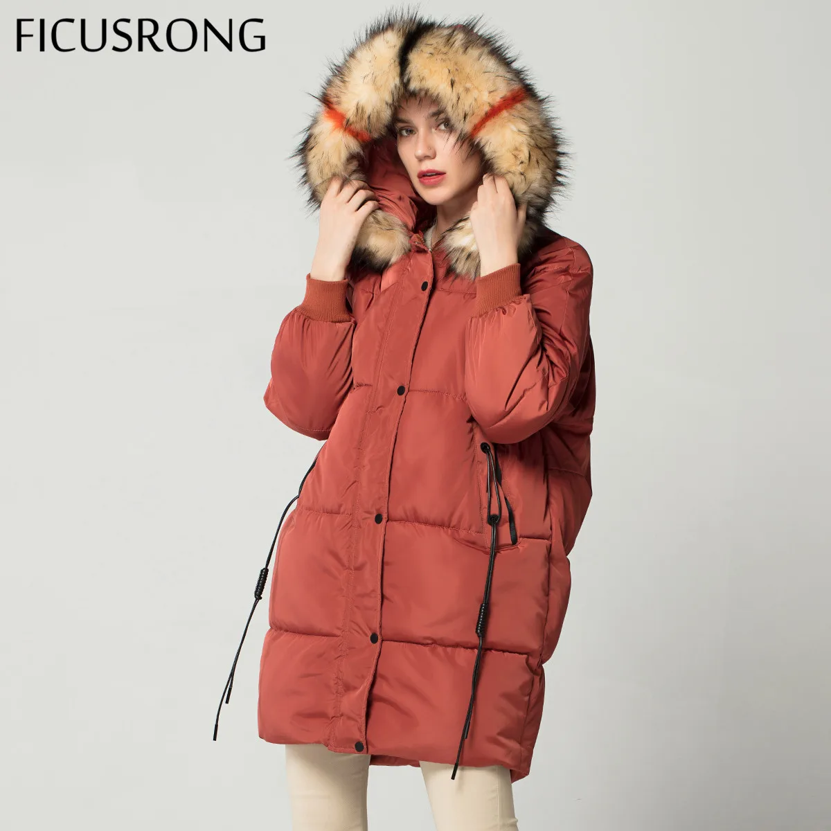 Fashion Plus Size Loose Warm Winter Jacket Women Hooded Fur Coat Down Parkas Long Cotton Padded Jacket Female FICUSRONG
Fashion Plus Size Loose Warm Winter Jacket Women Hooded Fur Coat Down Parkas Long Cotton Padded Jacket Female FICUSRONG