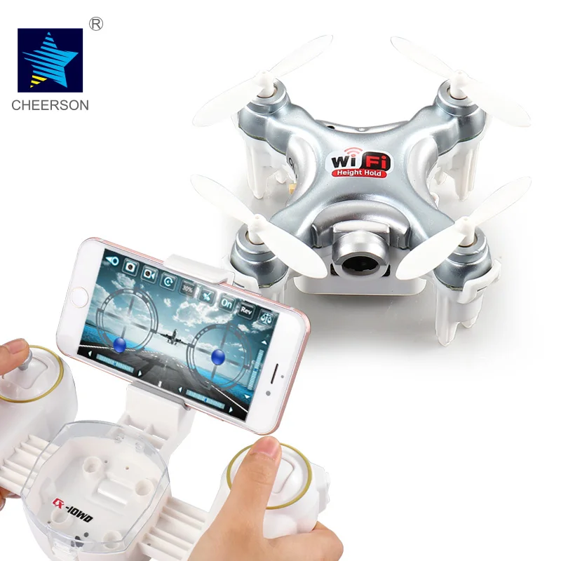 Cheerson CX-10WD-TX RC Mini Drone With Camera Quadrocopter FPV Wifi Remote Control Helicopter toys hobbies
Cheerson CX-10WD-TX RC Mini Drone With Camera Quadrocopter FPV Wifi Remote Control Helicopter toys hobbies