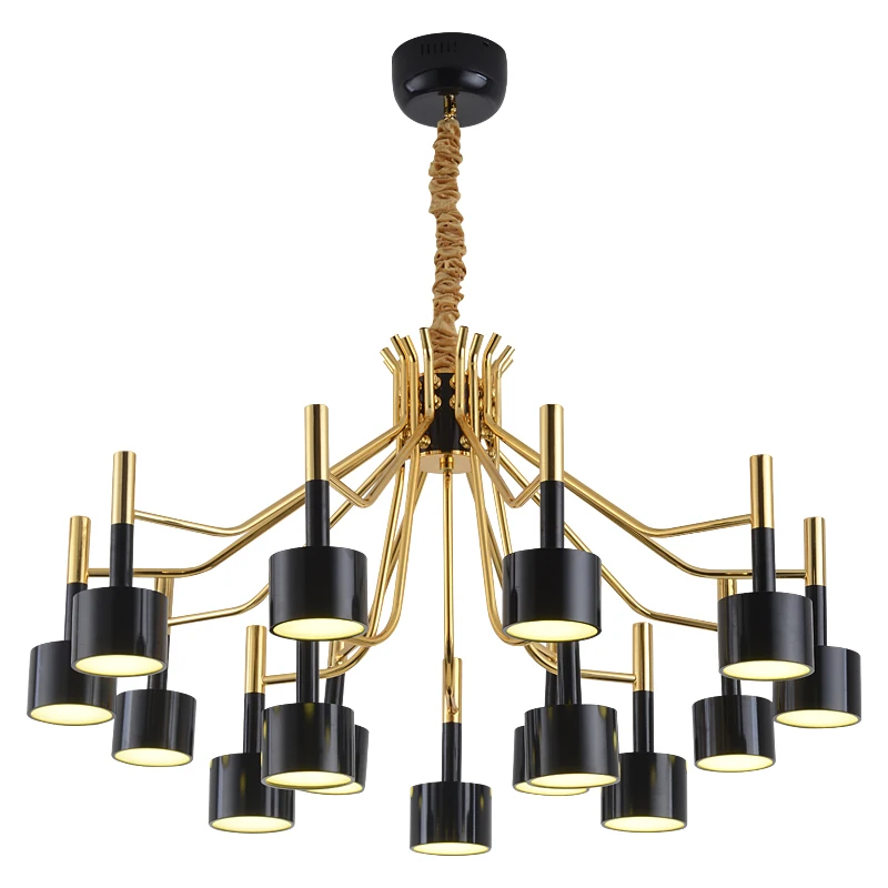 Black Chandelier Postmodern Light Luxury Chandelier Nordic Simple Sample Room Cafe Guest Restaurant Creative Metal LED Lamp
Black Chandelier Postmodern Light Luxury Chandelier Nordic Simple Sample Room Cafe Guest Restaurant Creative Metal LED Lamp