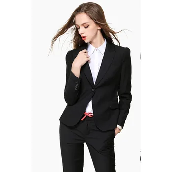 New High Quality Sexy Women's Business Suits Custom made Black OL Formal Suits Women Suits
New High Quality Sexy Women's Business Suits Custom made Black OL Formal Suits Women Suits