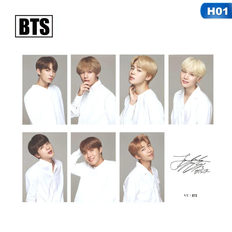 7 Pcs/Set New KPOP BTS Bangtan Boys LOVE YOURSELF Tear Album Photo Card Paper Cards Self Made LOMO Card Photocard
7 Pcs/Set New KPOP BTS Bangtan Boys LOVE YOURSELF Tear Album Photo Card Paper Cards Self Made LOMO Card Photocard