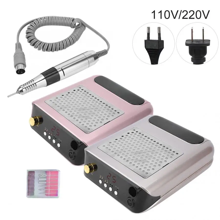 2 in 1 Nail Vacuum Cleaner Dust Collector Fan Vacuum Cleaner Polishing Machine Multi-function Manicure Salon Tool
2 in 1 Nail Vacuum Cleaner Dust Collector Fan Vacuum Cleaner Polishing Machine Multi-function Manicure Salon Tool