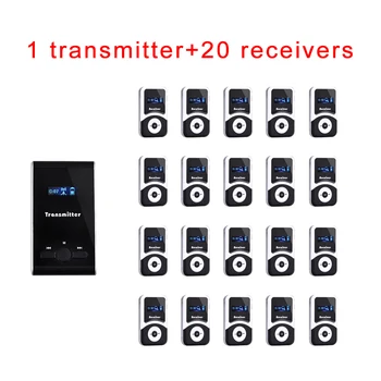 Wireless Tour Guide System (One set: 1 Transmitter + 20 Receivers + 1 Charging Station ) / Audio device for travel agency
Wireless Tour Guide System (One set: 1 Transmitter + 20 Receivers + 1 Charging Station ) / Audio device for travel agency