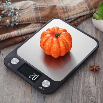 Stainless Steel Digital Kitchen Scale 5kg/ 1g Electronic Cooking food Scale with Large LCD Display 5000g Touch Button
Stainless Steel Digital Kitchen Scale 5kg/ 1g Electronic Cooking food Scale with Large LCD Display 5000g Touch Button